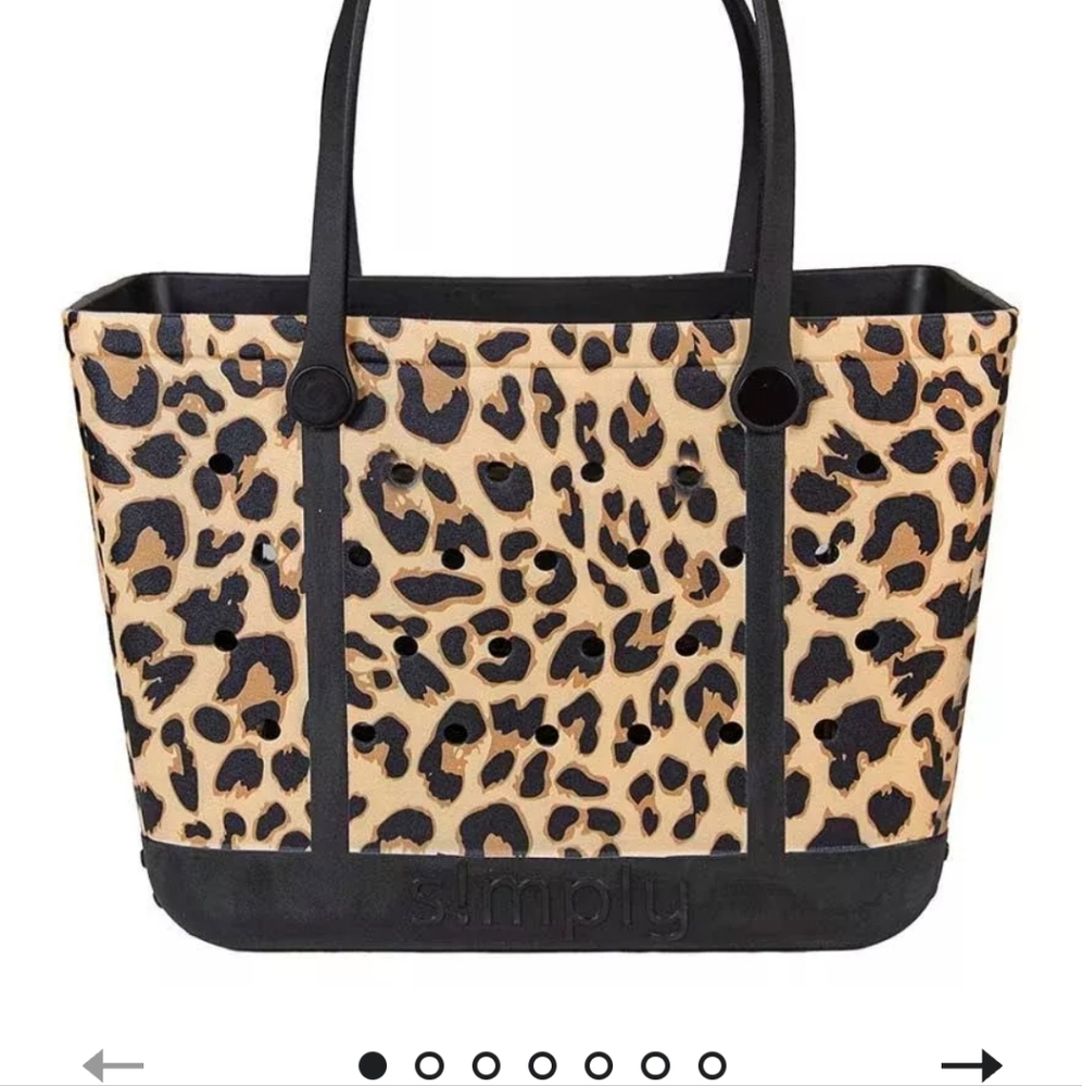 ISO simply southern large leopard and black bogg bag